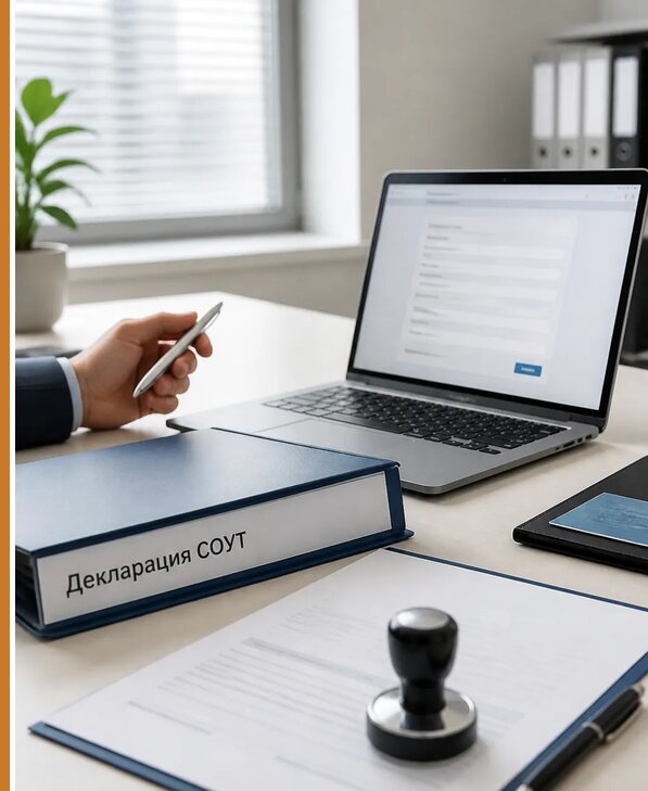 Подача декларации СОУТ в Петергофе от 3661 р. | Авеста ОТиПБ